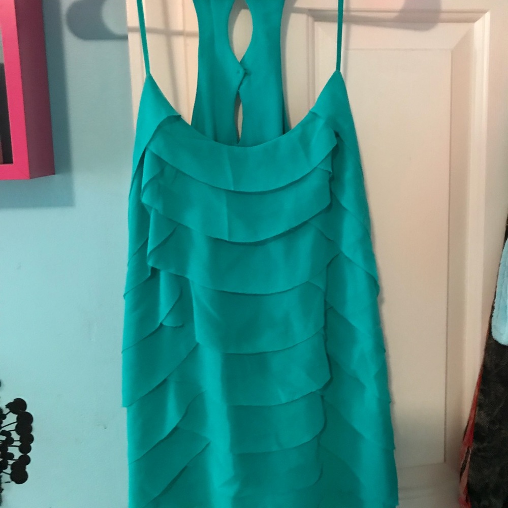 Teal tank top